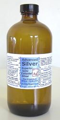 Advanced Silver - Ionic Colloidal Silver, 16oz Refill Size
