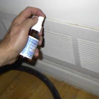 Spray Colloidal Silver on Air Filters